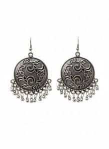 Silver Tone Dangle Earrings