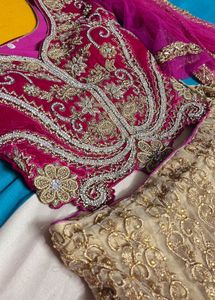 Magenta Pink Lehnga Used Once Only