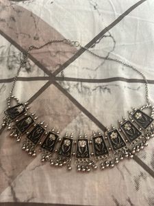 Pearl &amp; Silver Necklace