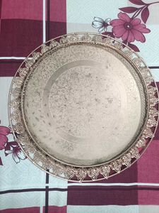 Vintage Silver-Plated Decorative Tray