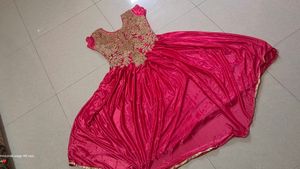 Elegant Pink Ethnic Gown