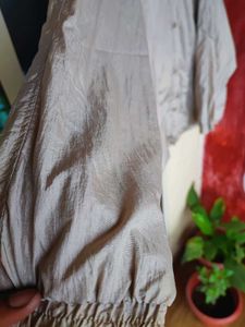 Vintage Beige Windbreaker Jacket