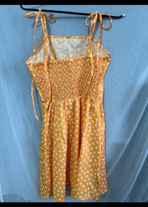 SSS Flower printed orange dress