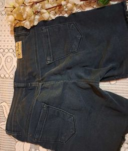 Black Denim Shorts