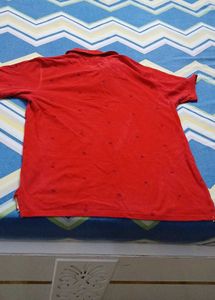 Red Hollister Polo Shirt (XXL)