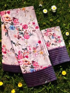 Beautiful Trendy Floral Saree