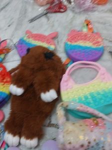 Novelty Pop It Purses Lot