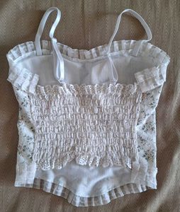 Floral Lace Corset Top