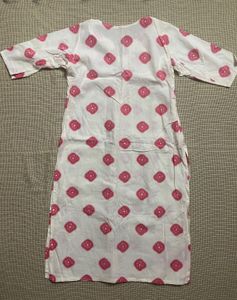 Pleated Straight Kurta