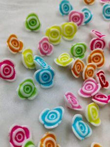 75 Pis Flower Material Acrylic
