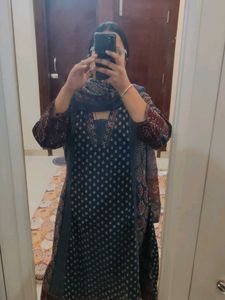 Elegant Printe Kurta Set