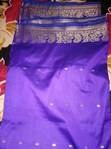 Purple Banarasi Silk Saree