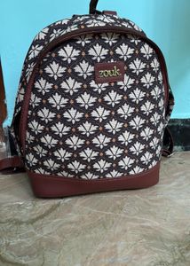 Zouk Floral Print Backpack