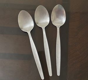 Stainless Stell Glass &amp; Spoon