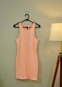 Peach Bodycon Dress