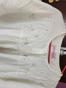 Beautiful white design night suit 😍😍☑️