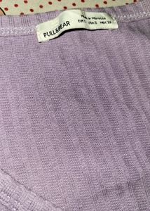 Cute Purple Crop Top