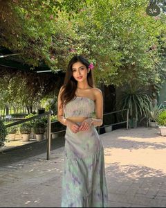 Tie-Dye lavender and mint Two-Piece Set