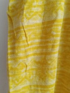 Yellow Printed Tank Top