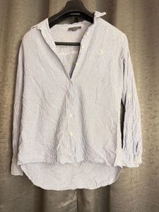 Skyblue And White Striped Shirt