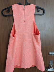 Zara Coral Top