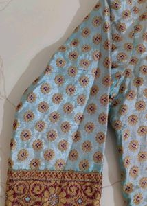 Beautiful Silver Straight Kurti
