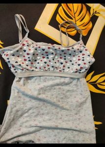 Heart Print Cami Top