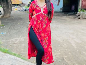 Floral Print Kurta