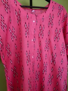 Pour Orisa Ikkat Cotton Kurti, New With Tag