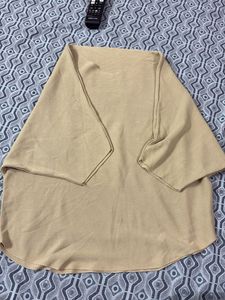 Beige Knit Top