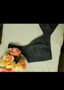 Silk Deep Neck Non Padded Blouse Woth Gota Lace Be
