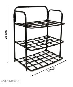 Collapsible 3 Tier Shoe Rack 👟