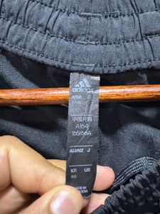 Adidas 3 Strips Black Running Pants