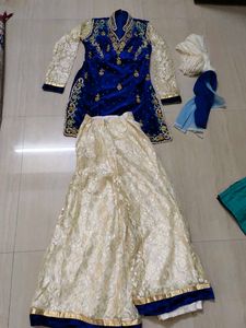 Heavy Work Sharara Set
