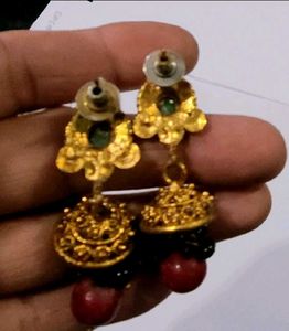 1gram goldplateNecklace &amp; earing&amp;bangle set