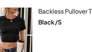 Urbanic Backless Pullover T-Shirt