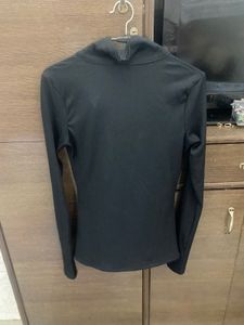 Elegant Black Button-Down Top