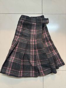 Korean style Plaid Mini Skirt