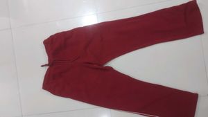 Maroon Casual Pants