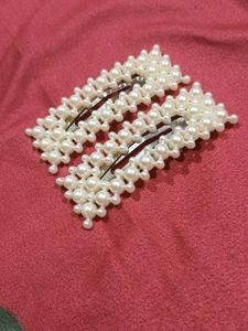 Pearl Hair Clip Set