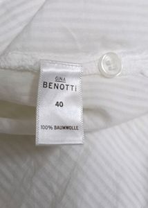 Gina Benotti Brand Women White Formal Tunic