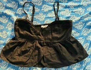American Eagle Black Crop Top