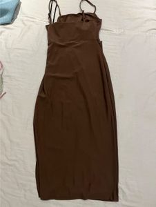 Brown Midi Dress