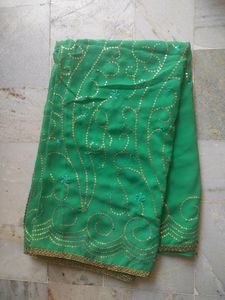 Full Work Georgette Saree