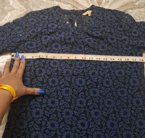 Branded Net Top