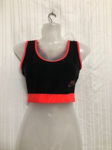 Nike Black And Red Gym Wear Top