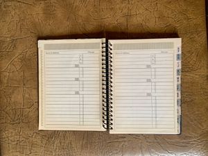 Vintage Telephone Diary