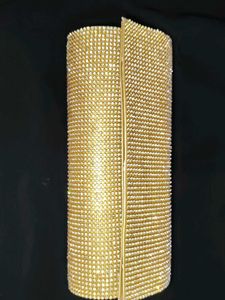 Gold Rhinestone Clutch