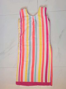 Colorful Striped stitched Kurti