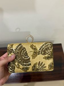 Embroidered Clutch